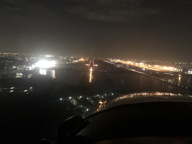 Final approach Bangkok international airport